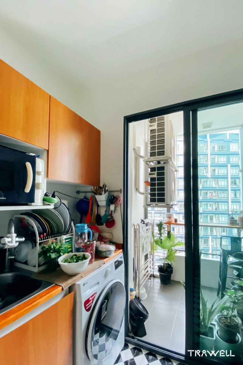 Kitchen in condo
